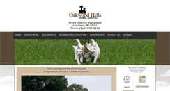 Desktop Screenshot of oakwoodhillsanimalhospital.com